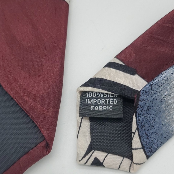 Guitar Banjo Silk Neck Tie Surrey Instruments - Picture 6 of 6